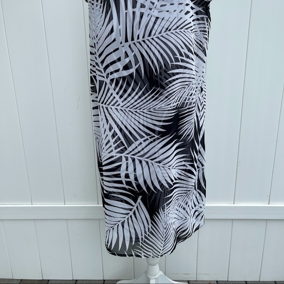 Susan Graver Women Palm Print dress Sz M - Picture 8 of 15
